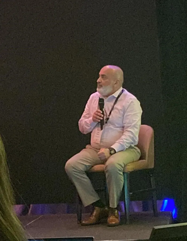 Imad Chahab speaking at Zoho Conference