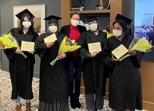 5 women CNA graduates Barclay Friends