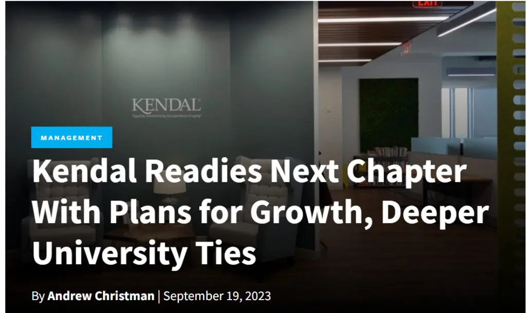 Kendal Readies Next Chapter