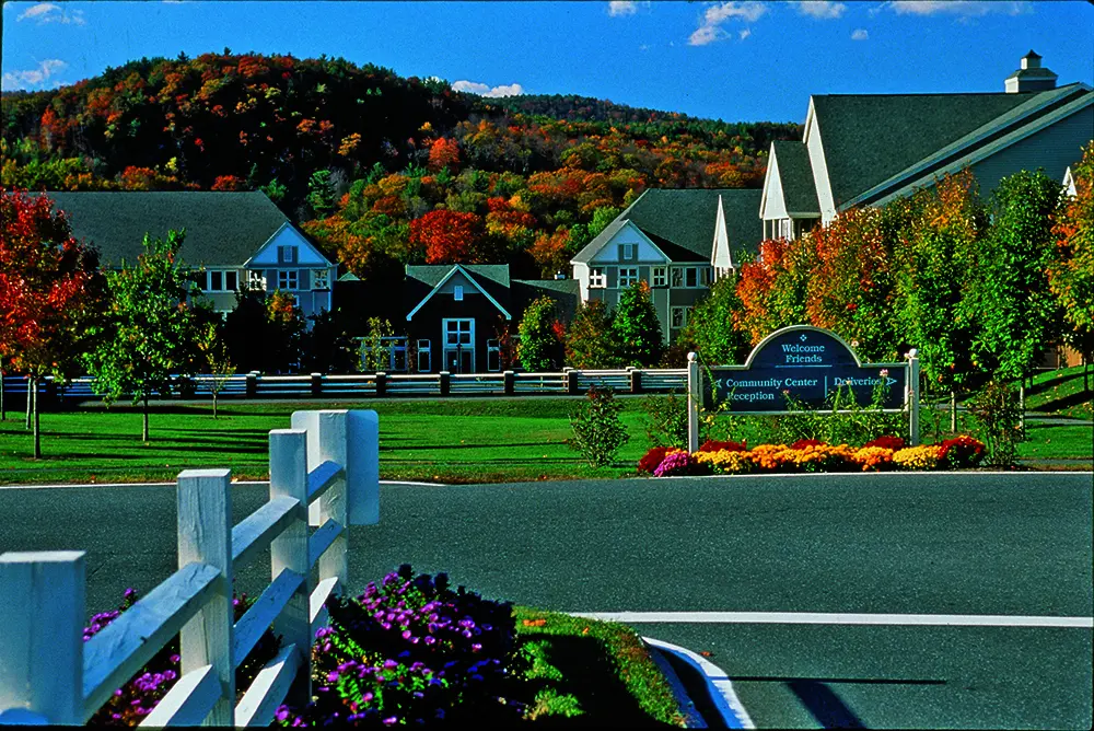 Welcome Friends sign at Kendal at Hanover