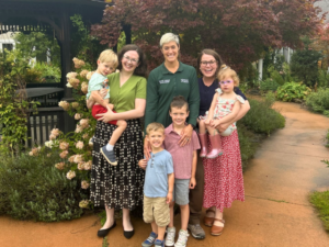 KAO staff with the KELC children