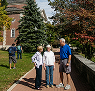 Residents on Denison campus
