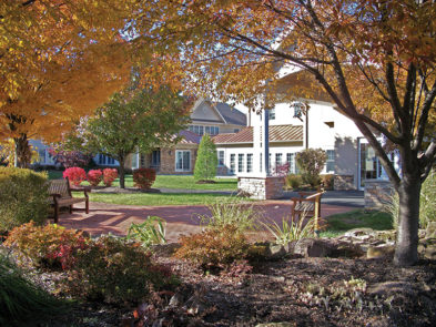 Chandler Hall fall landscape