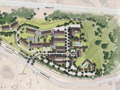 Enso Village site plan sketch