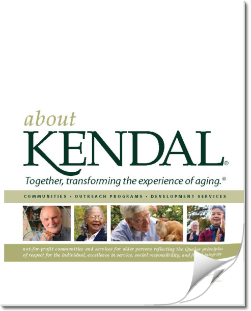 About Kendal brochure cover