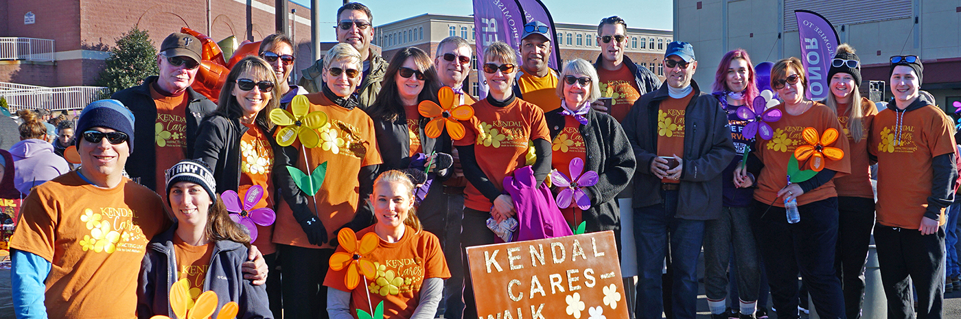Kendal Cares Walk to End Alzheimer's Team