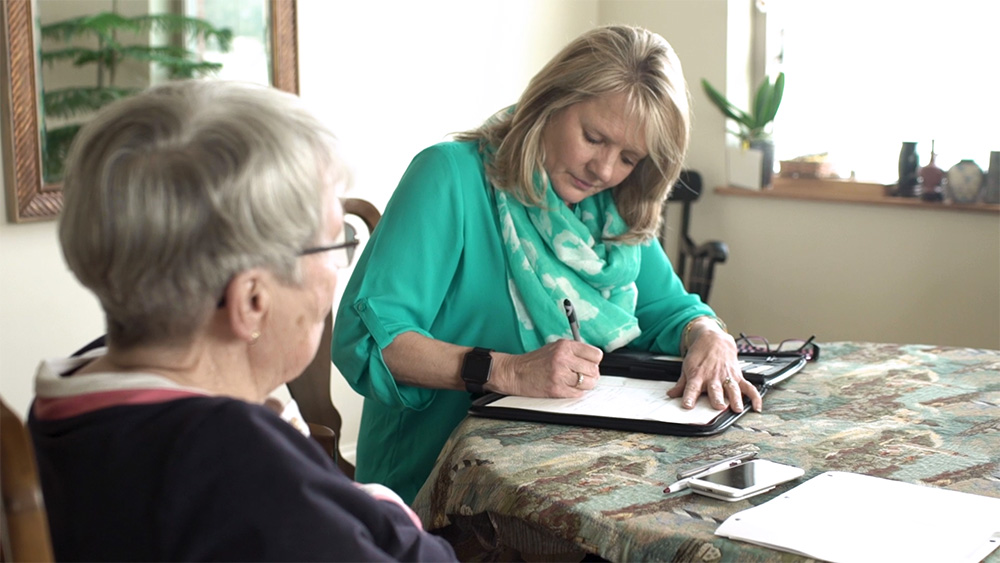 Member meets with Care Coordinator