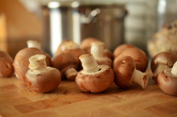 button mushrooms