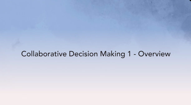 Decision Making Overview