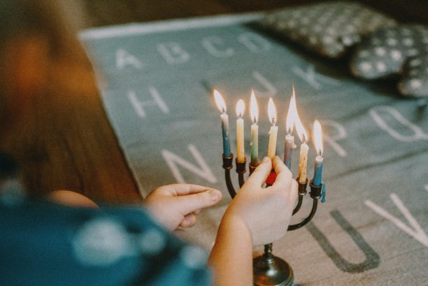 Hanukkah candles