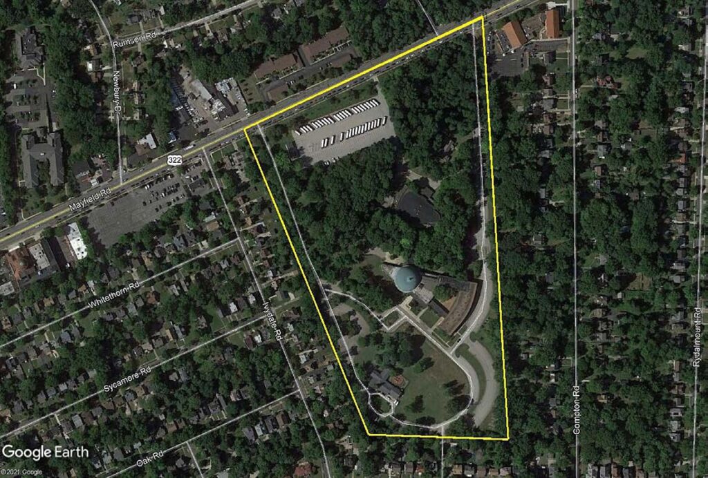 site map Kendal at Medelsohn Park