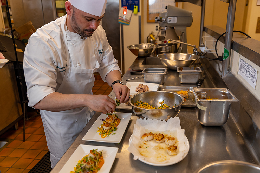 Chef on Kendal Culinary team