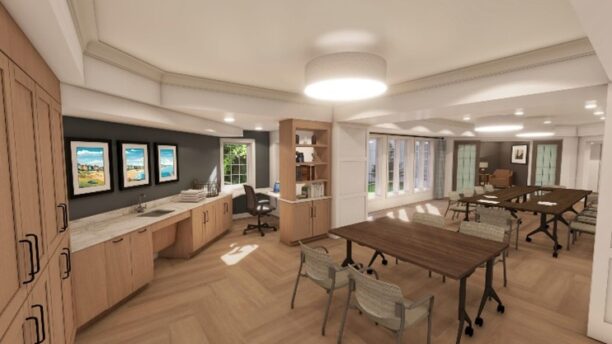 Barclay Friends dining rendering
