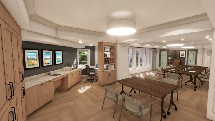 Barclay Friends dining rendering