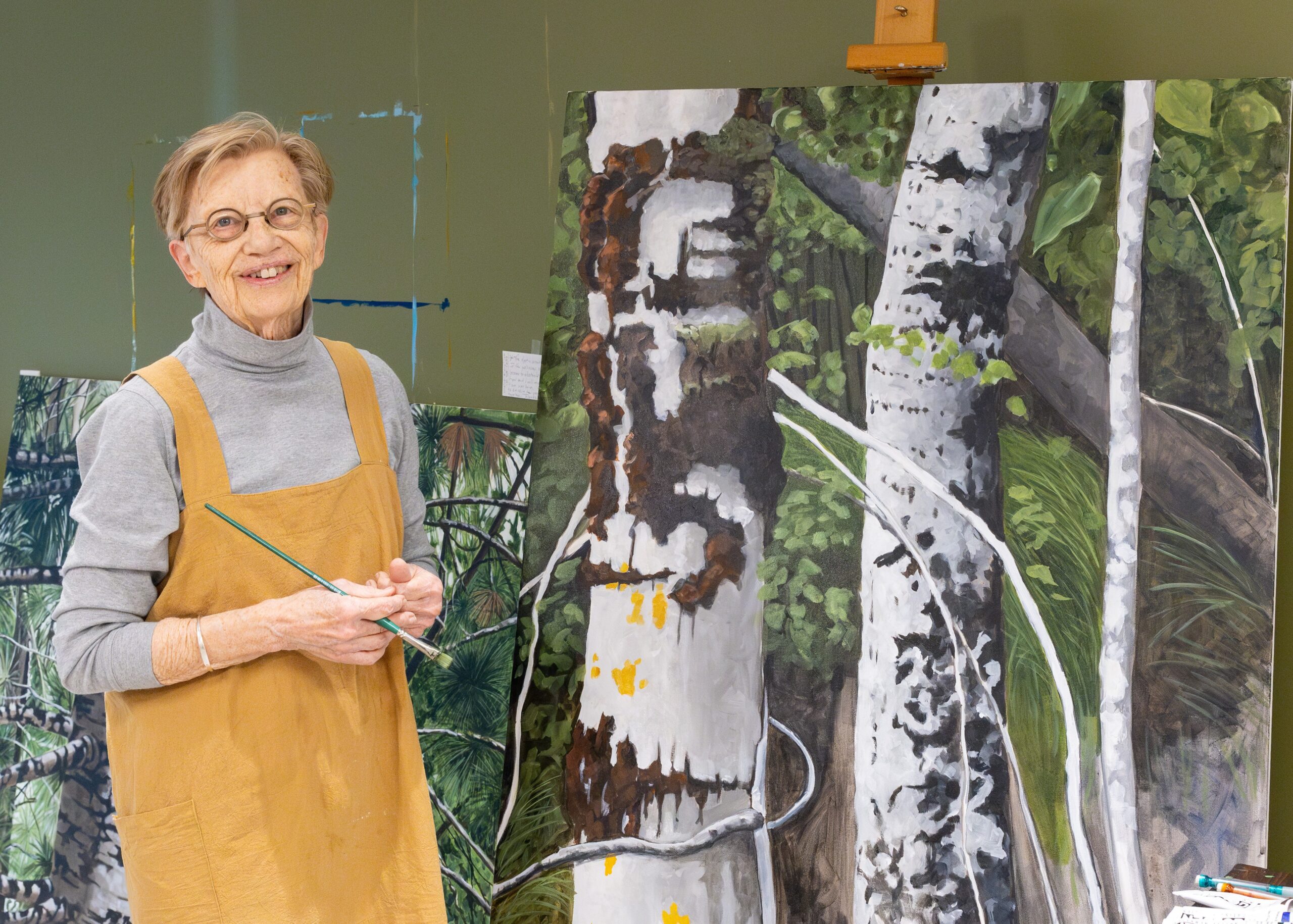 Betty artist at enso village