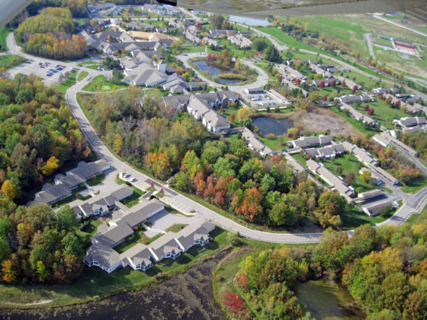 Kendal at Oberlin aerial photo of community