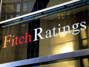 Logo on Building - Fitch Ratings